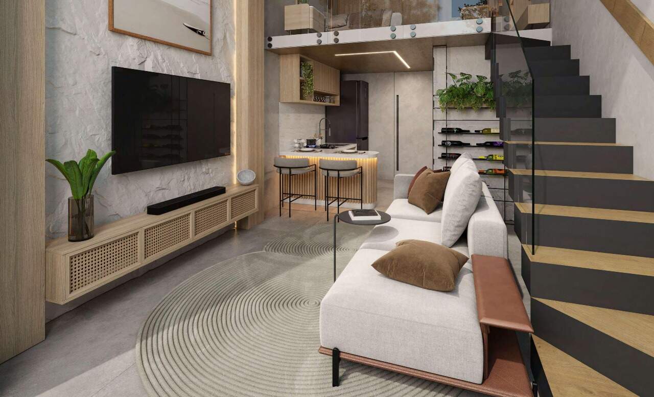 Flat à venda no centro: 