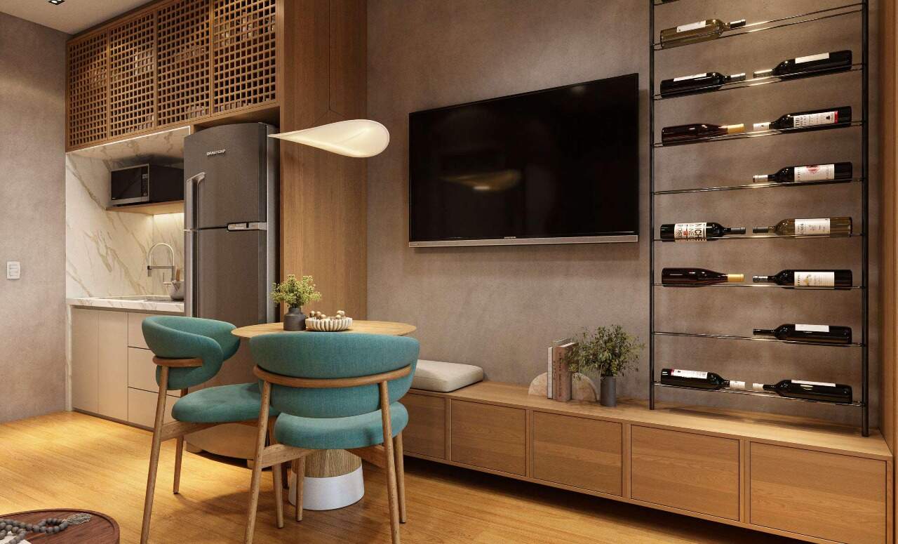 Flat à venda no centro: 