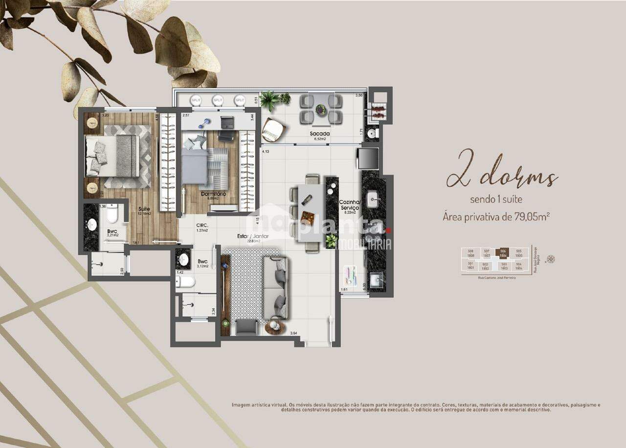 Apartamento à venda com 3 quartos, 113m² - Foto 18