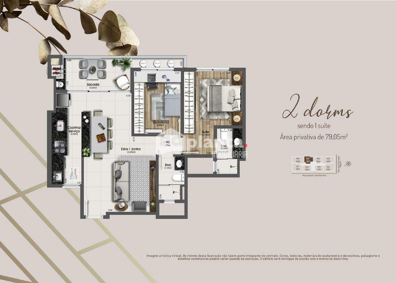 Apartamento à venda com 3 quartos, 113m² - Foto 17