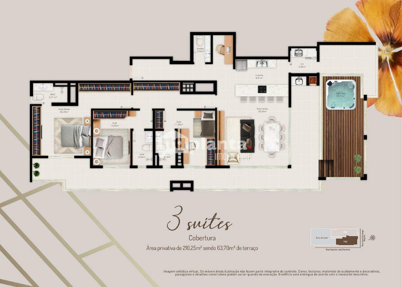 Apartamento à venda com 3 quartos, 113m² - Foto 14