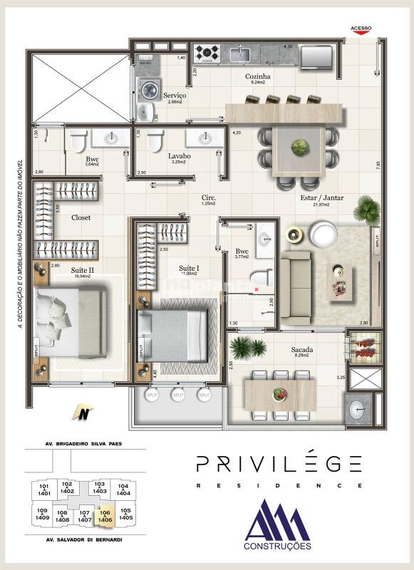 Apartamento, 2 quartos, 96 m² - Foto 39