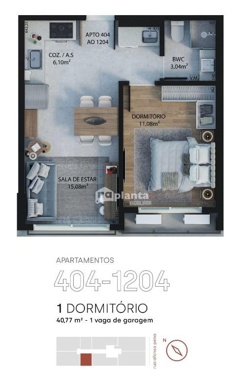 Apartamento, 1 quarto, 41 m² - Foto 6