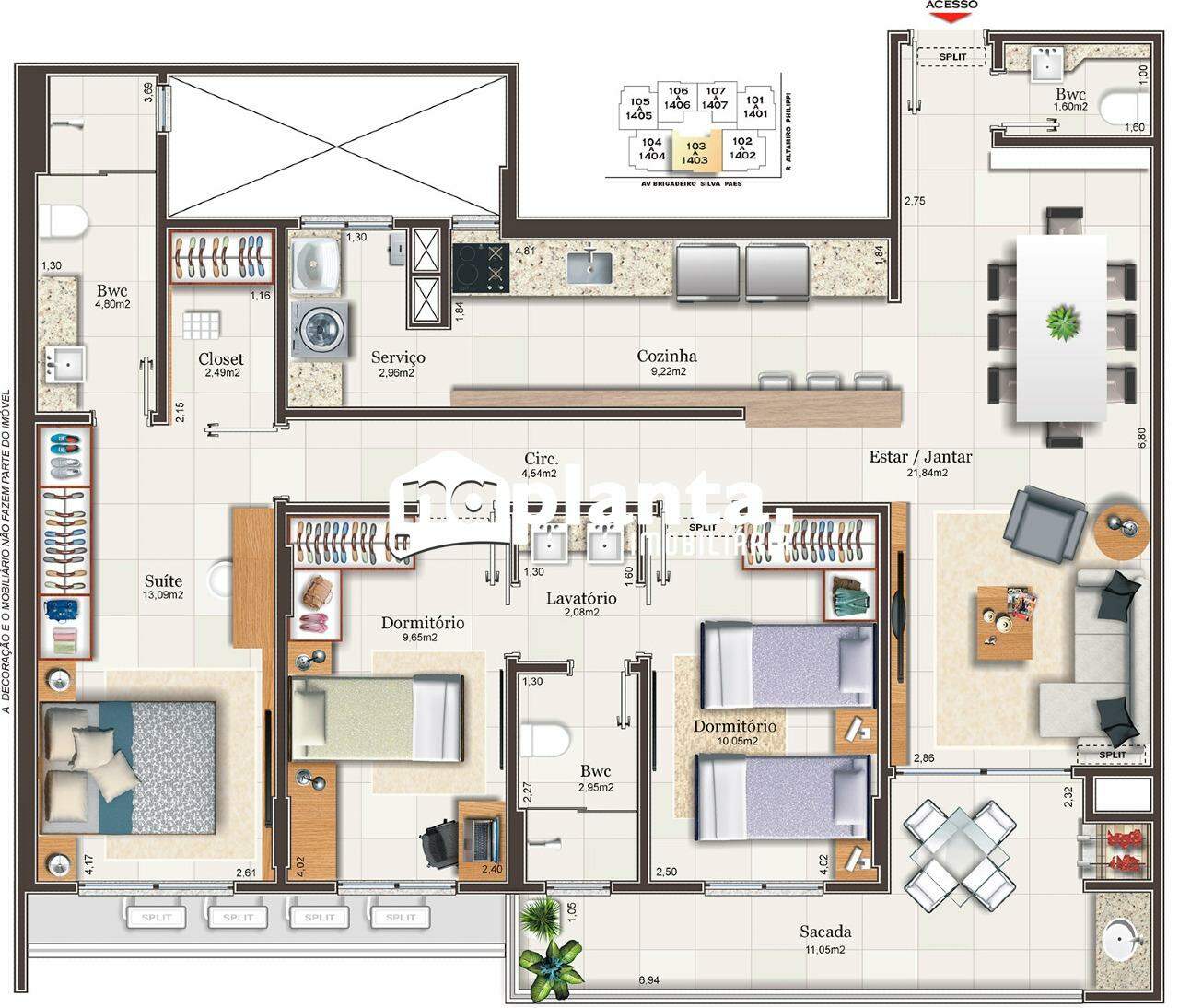 Apartamento, 3 quartos, 110 m² - Foto 24