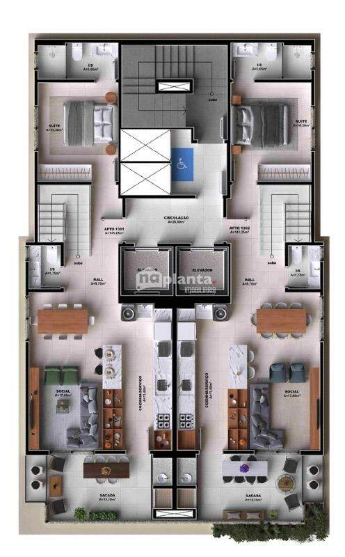 Apartamento, 3 quartos, 93 m² - Foto 12