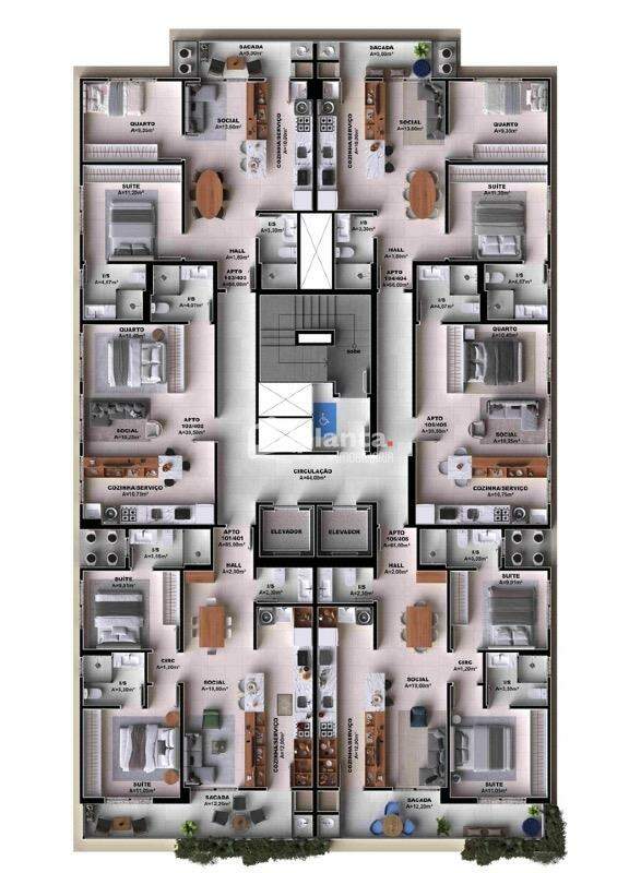 Apartamento, 3 quartos, 93 m² - Foto 16