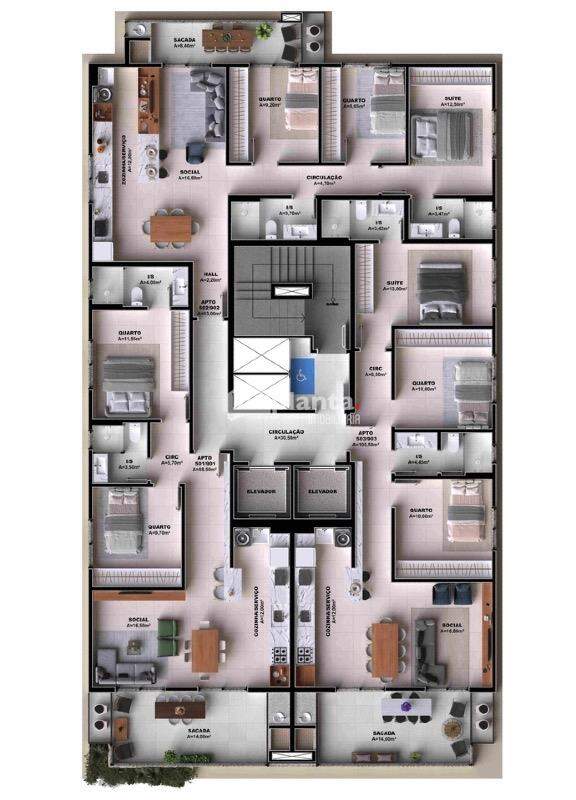 Apartamento, 3 quartos, 93 m² - Foto 14