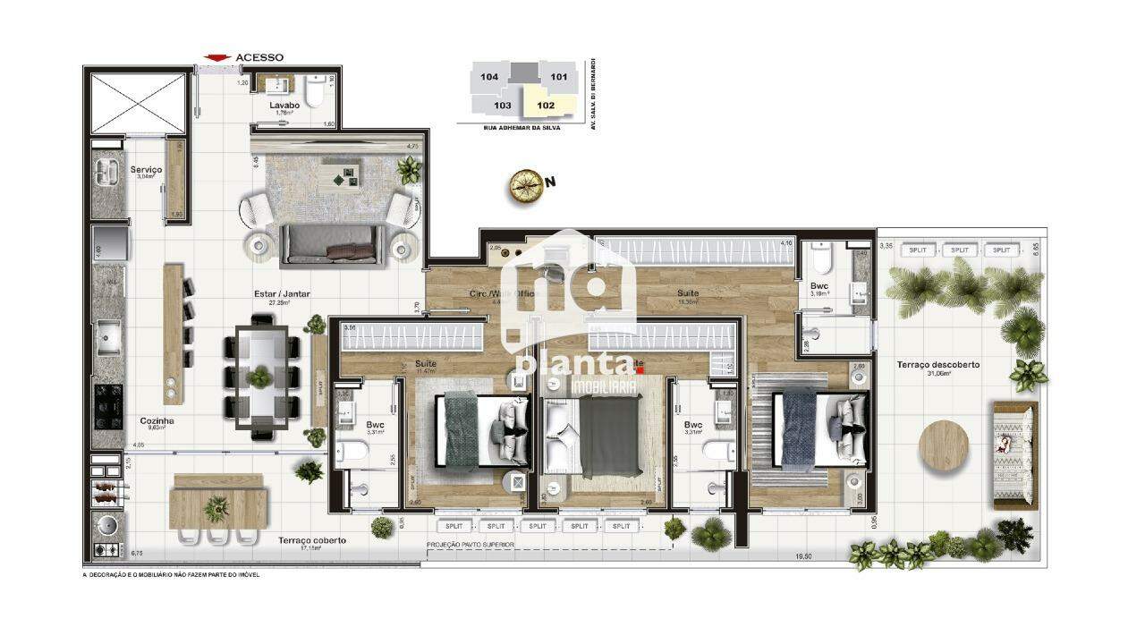 Apartamento à venda com 2 quartos, 111m² - Foto 19