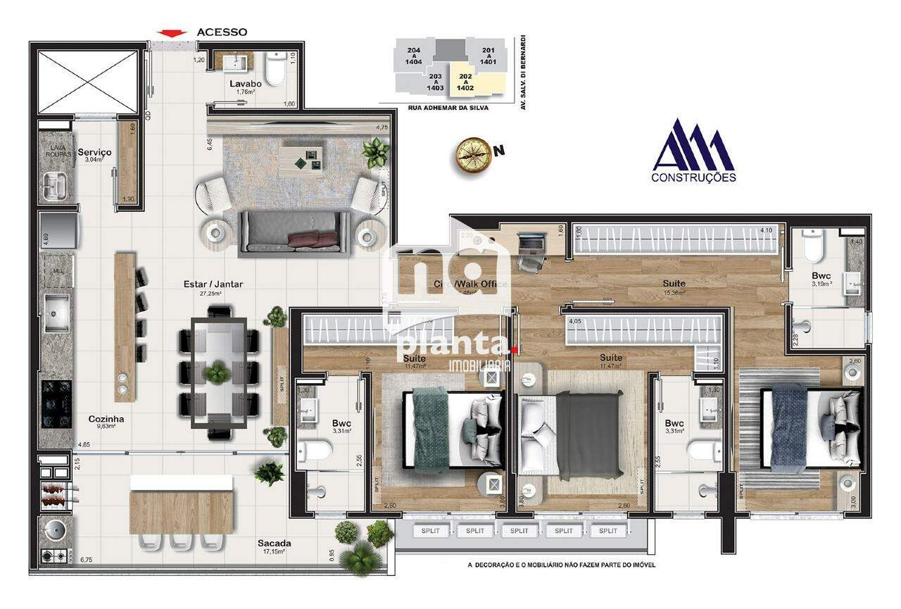 Apartamento à venda com 2 quartos, 158m² - Foto 18