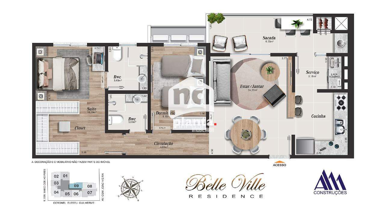 Apartamento à venda com 2 quartos, 162m² - Foto 19