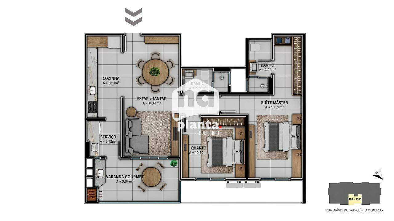 Apartamento à venda com 2 quartos, 89m² - Foto 22