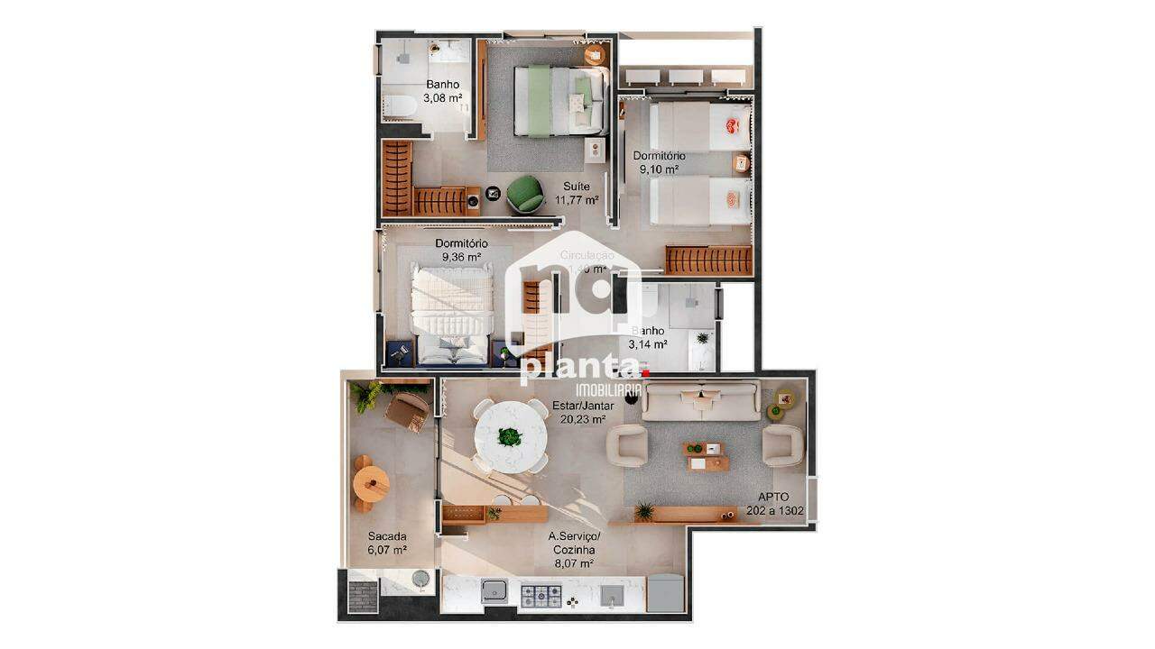 Apartamento à venda com 2 quartos, 77m² - Foto 15