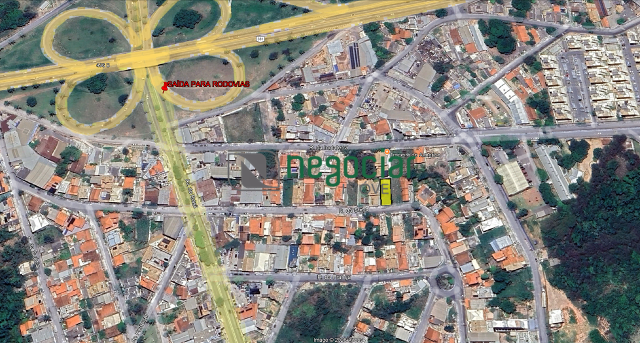 Lote no bairro Jardim Casa Branca Betim: 