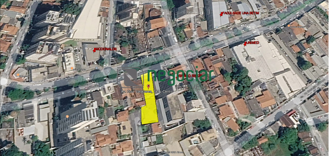 Terreno / Área no bairro Centro Betim: 