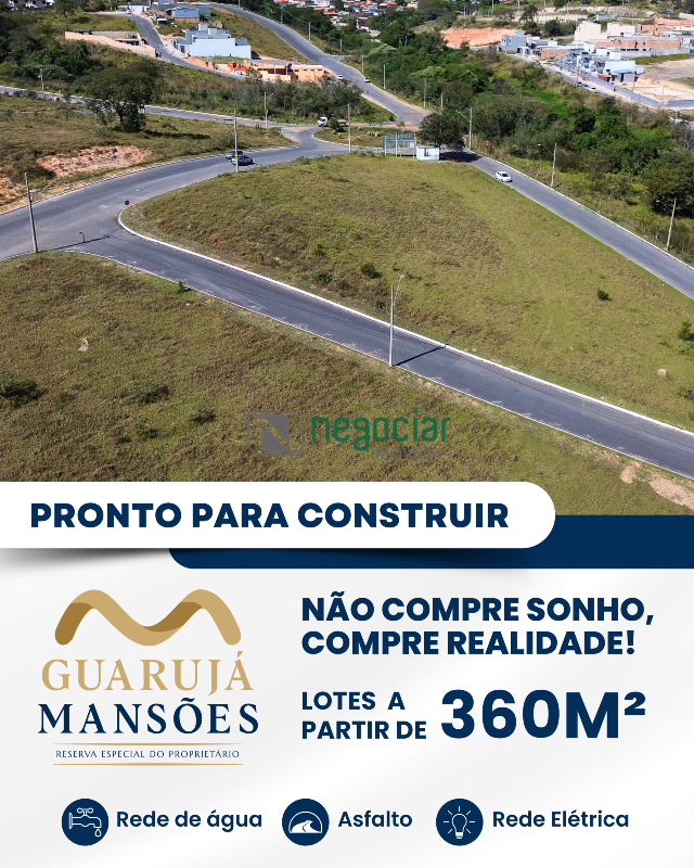 Lote no bairro Guarujá Mansões Betim: 