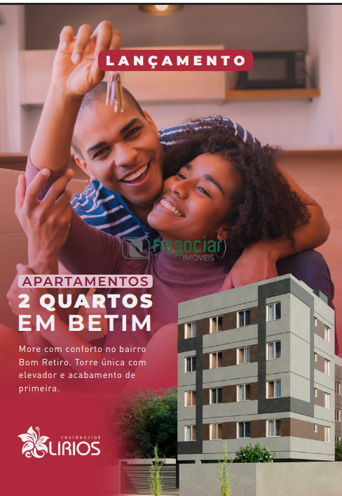 Apartamento 2 quartos no bairro Bom Retiro Betim: 
