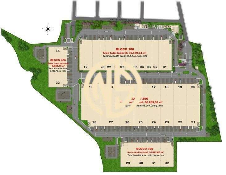 Pavilhão/Galpão para aluguel no Parque Novo Mundo: 