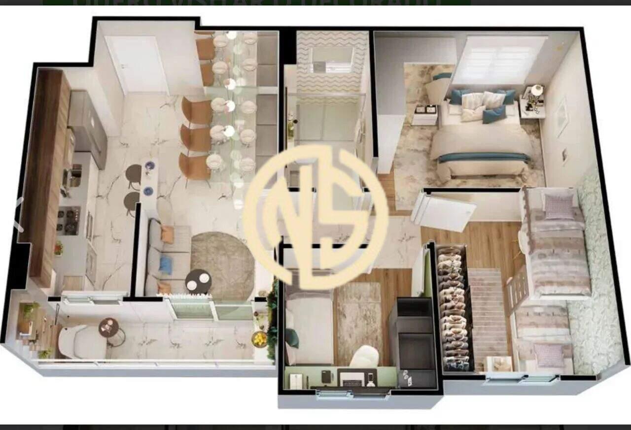 Apartamento à venda no Jurubatuba: 