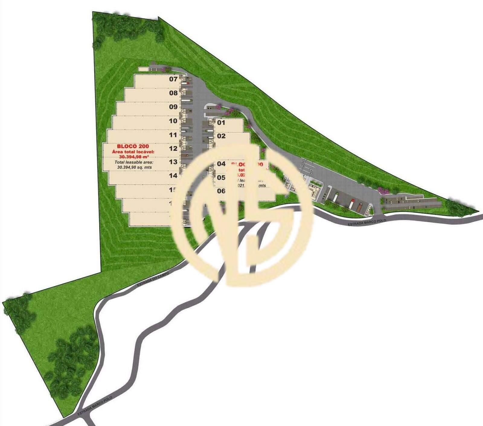 Pavilhão/Galpão para aluguel no Batistini: 