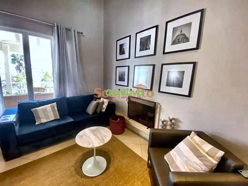 Casa de Condomínio à venda no Parque Delfim Verde: sala de TV integrada à sala de estar