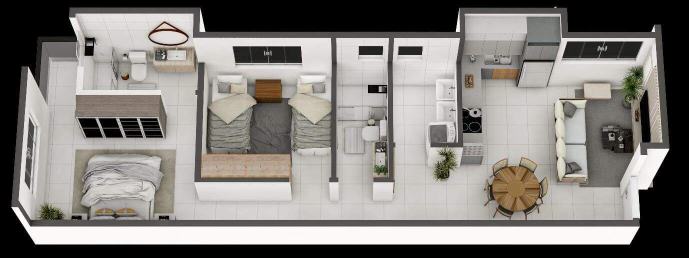 Apartamento à venda no Belvedere: 