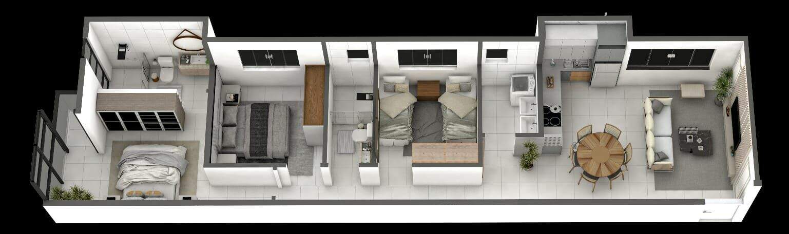 Apartamento à venda no Belvedere: 