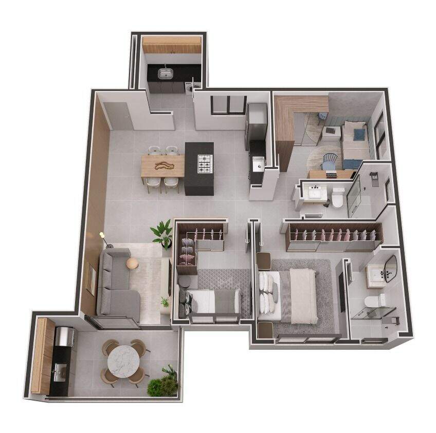 Apartamento à venda no Iguaçu: 