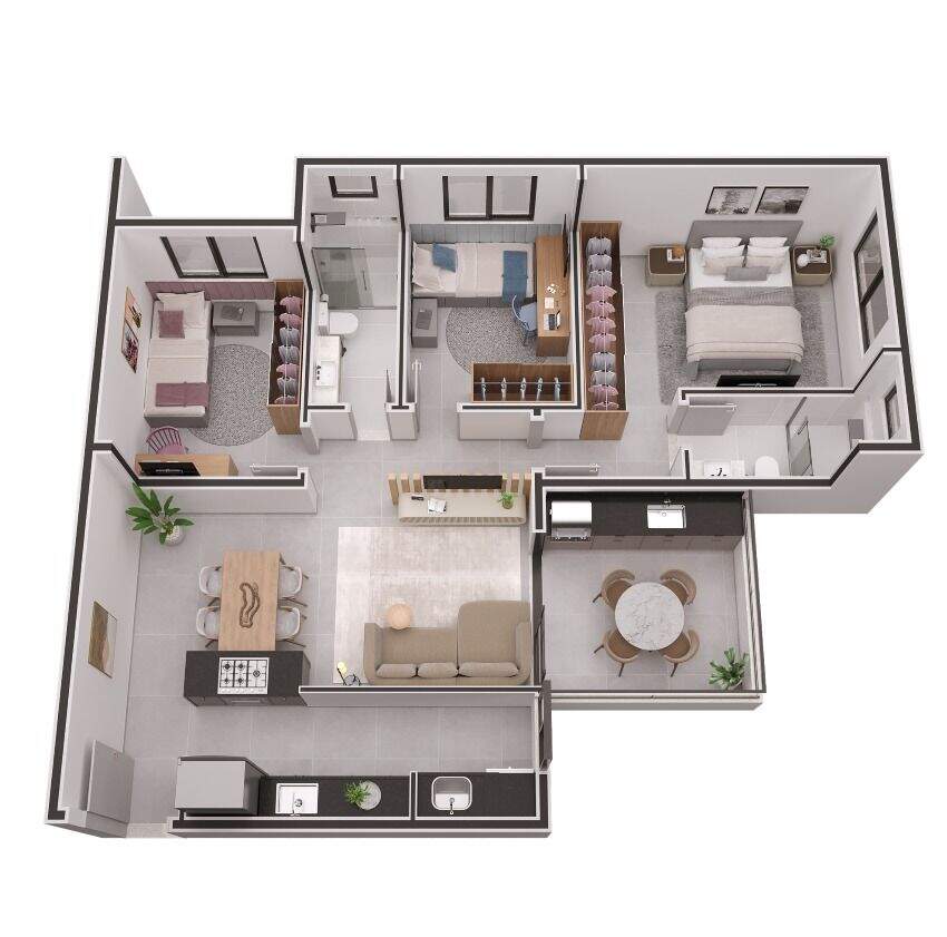 Apartamento à venda no Iguaçu: 