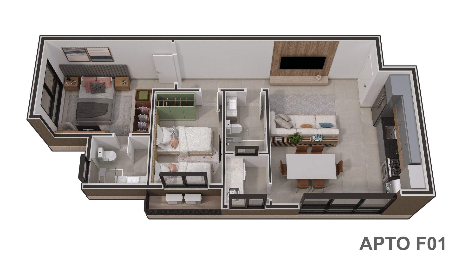 Apartamento à venda no Imbaúbas: 