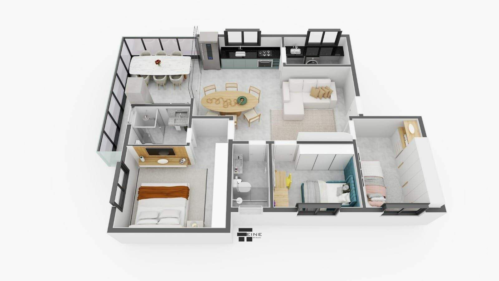 Apartamento à venda no Ferroviários: 
