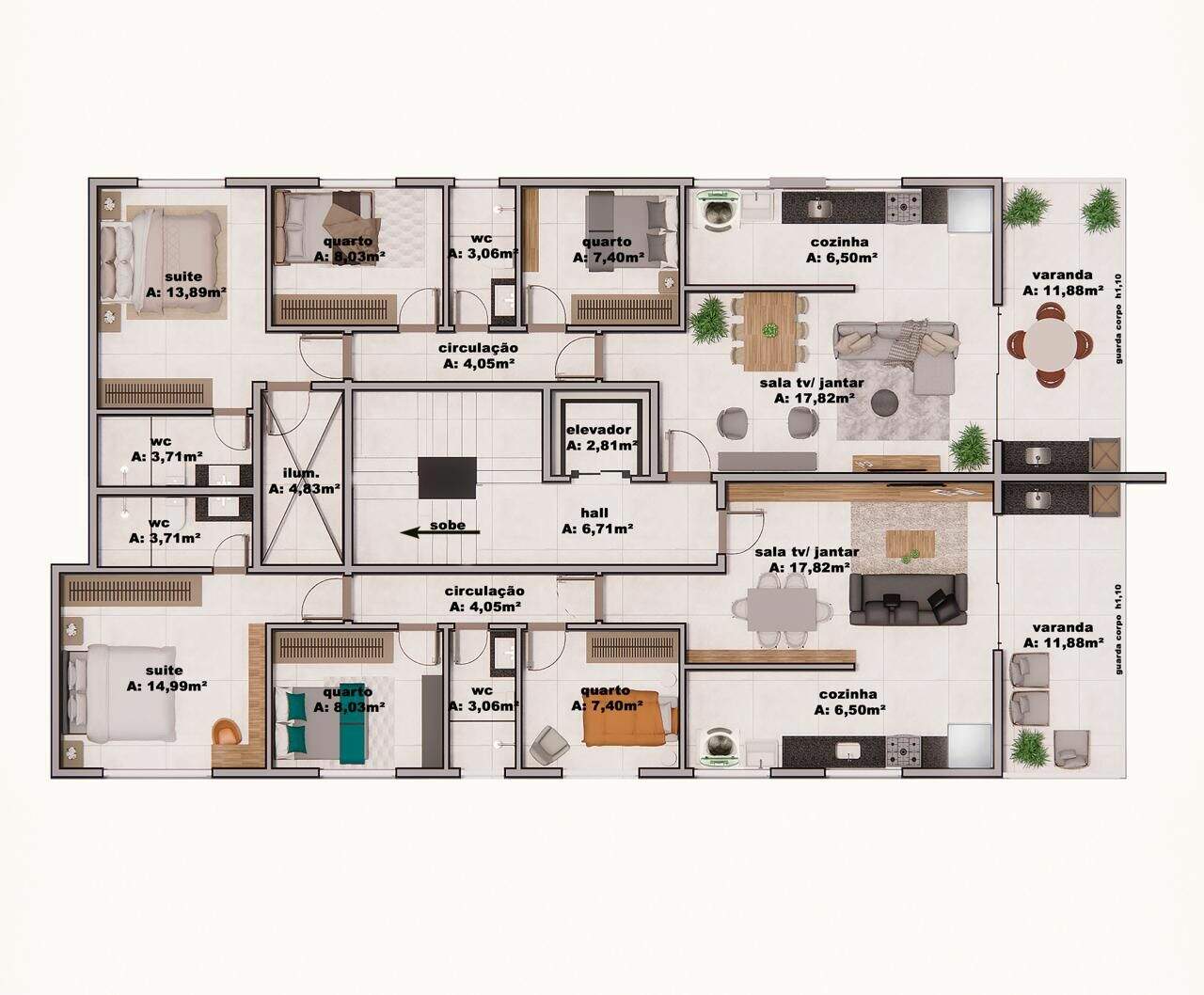 Apartamento à venda no Vila Ipanema: 