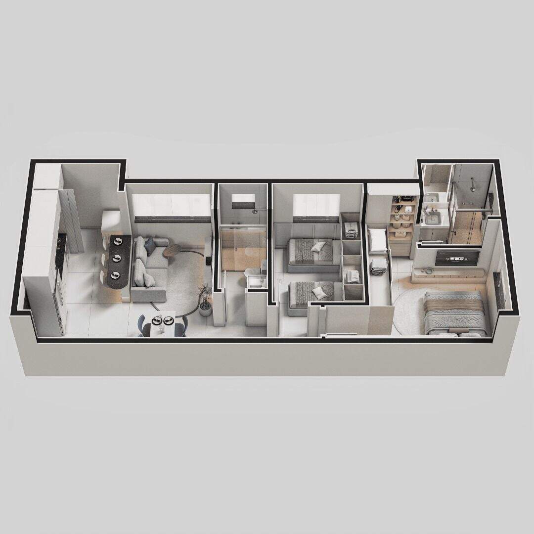Apartamento à venda no Tiradentes: 