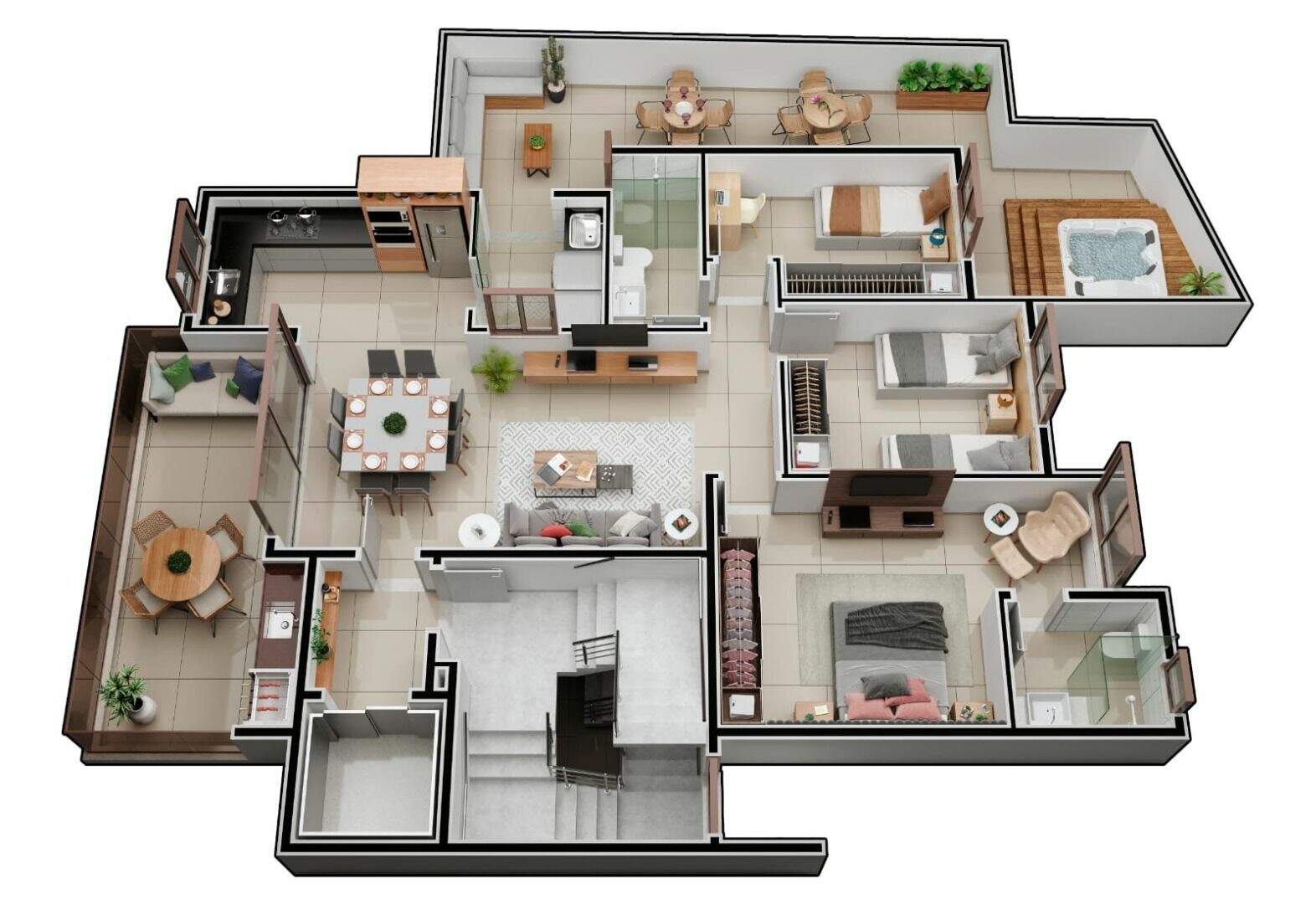 Apartamento à venda no Iguaçu: 