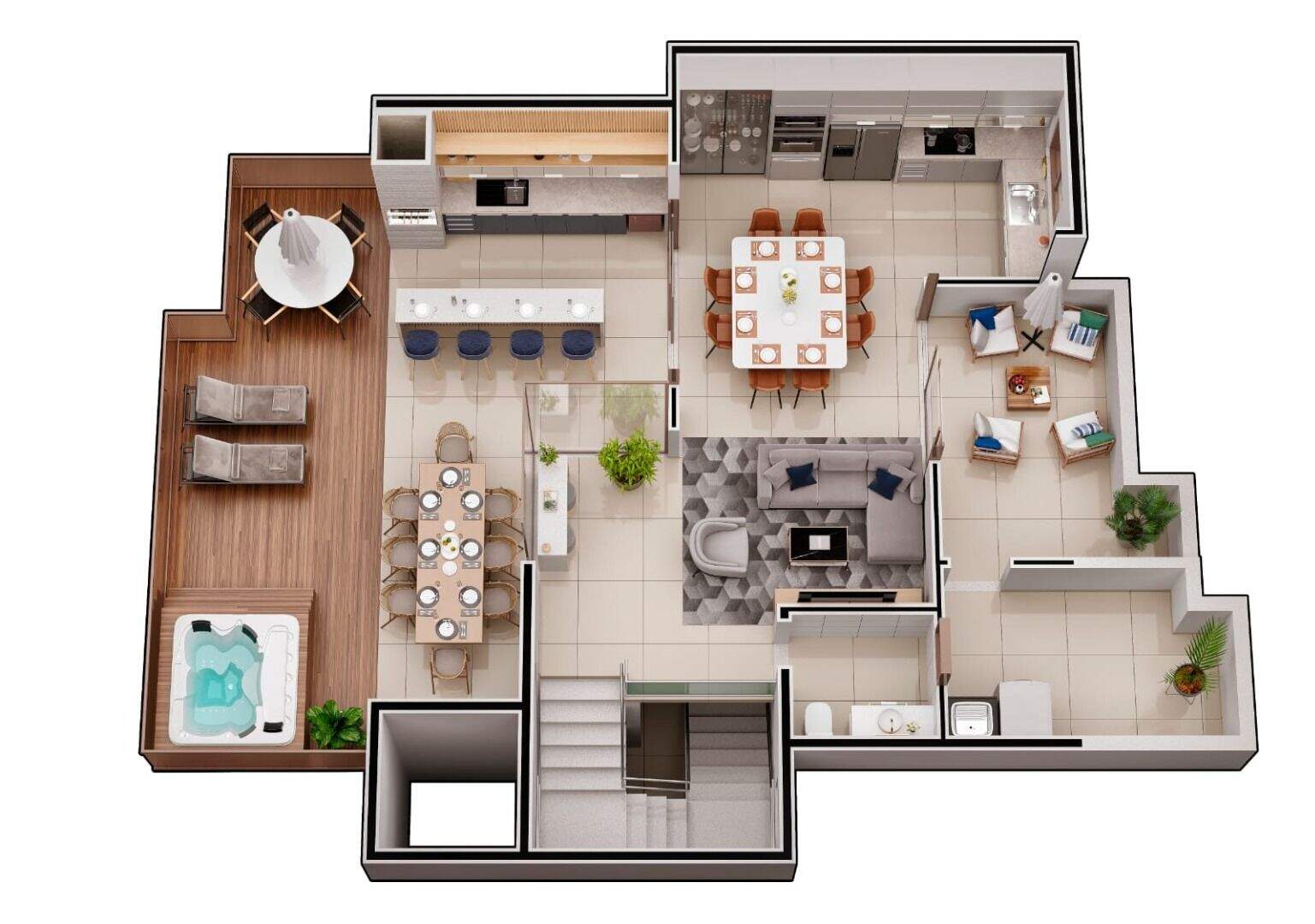 Apartamento à venda no Iguaçu: 