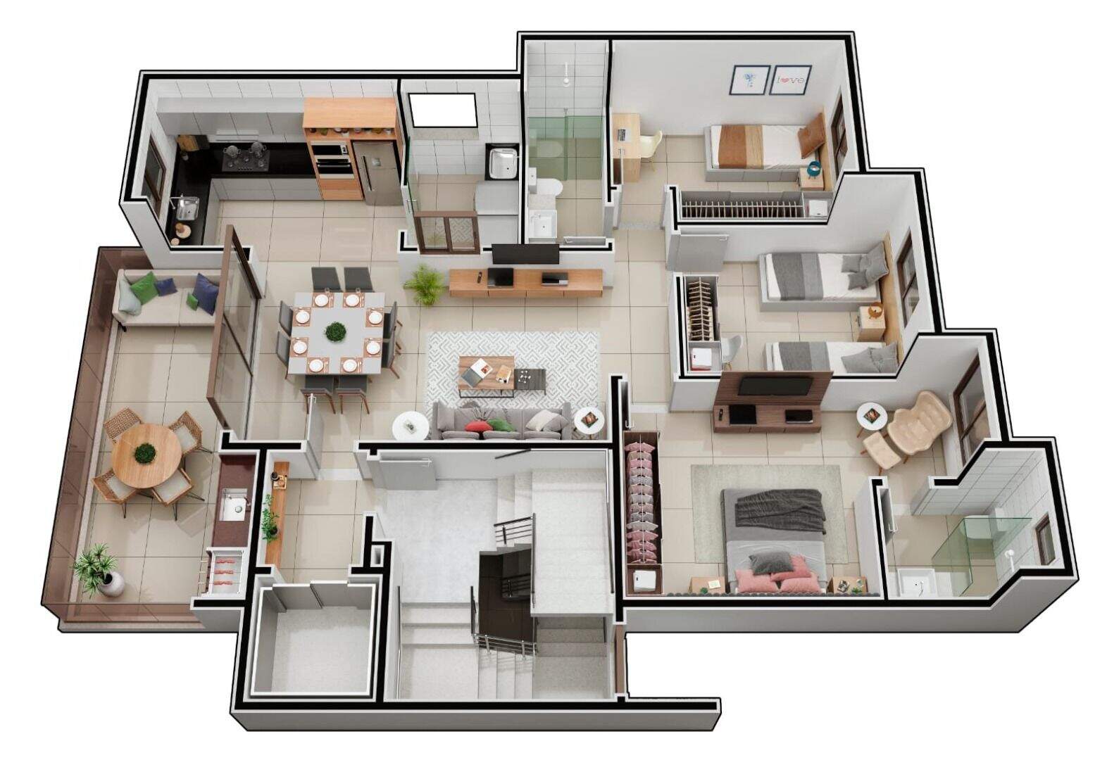 Apartamento à venda no Iguaçu: 