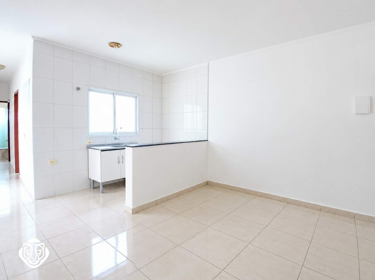 Sala de estar e cozinha 
