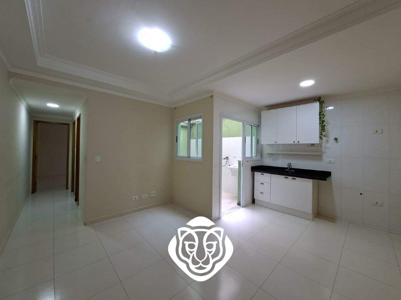 Sala dois ambientes e cozinha 