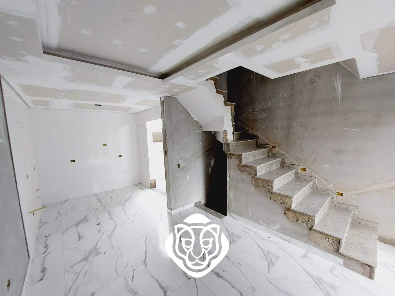 Sala, lavabo e cozinha