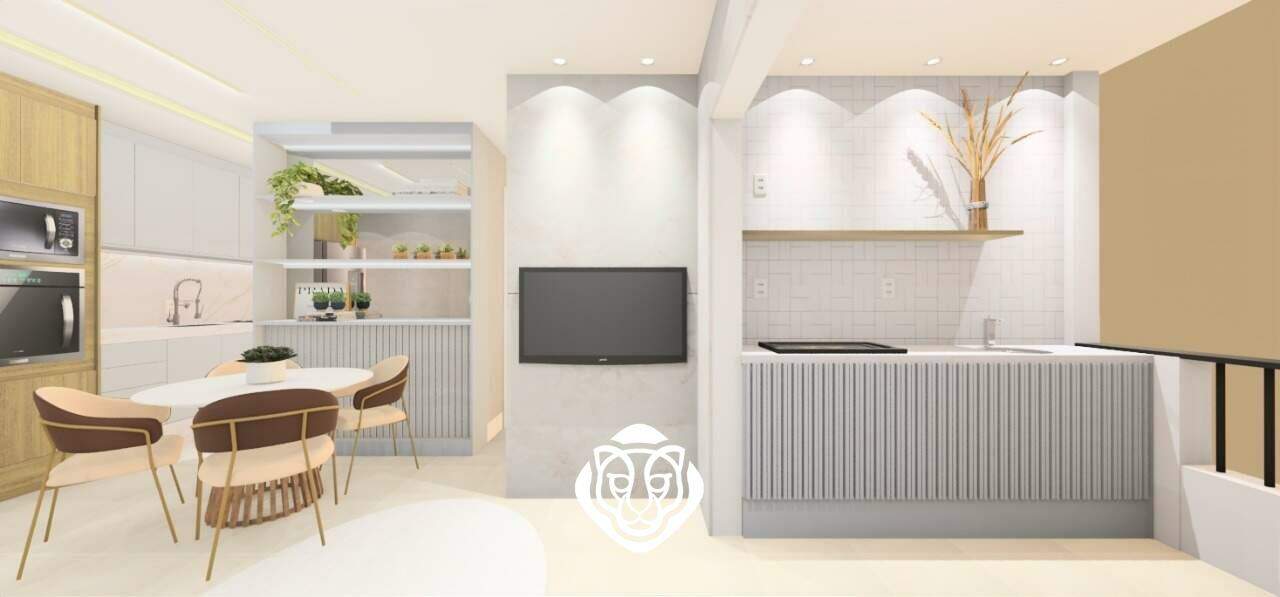 3D - sala varanda grill
