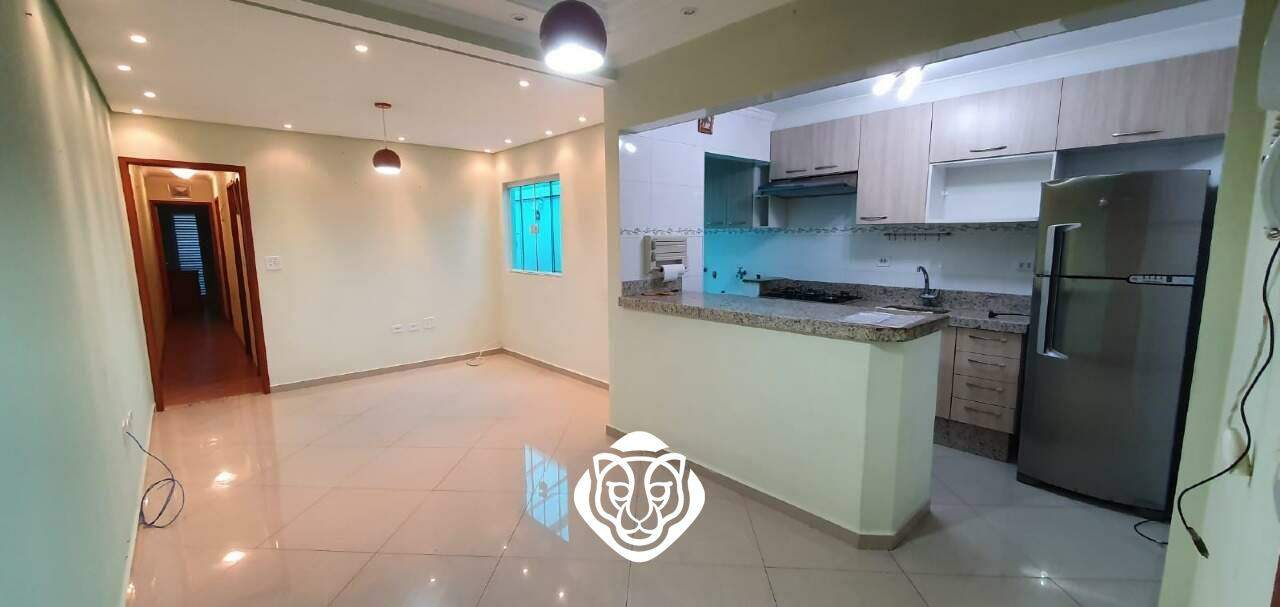 Sala dois ambientes e cozinha 