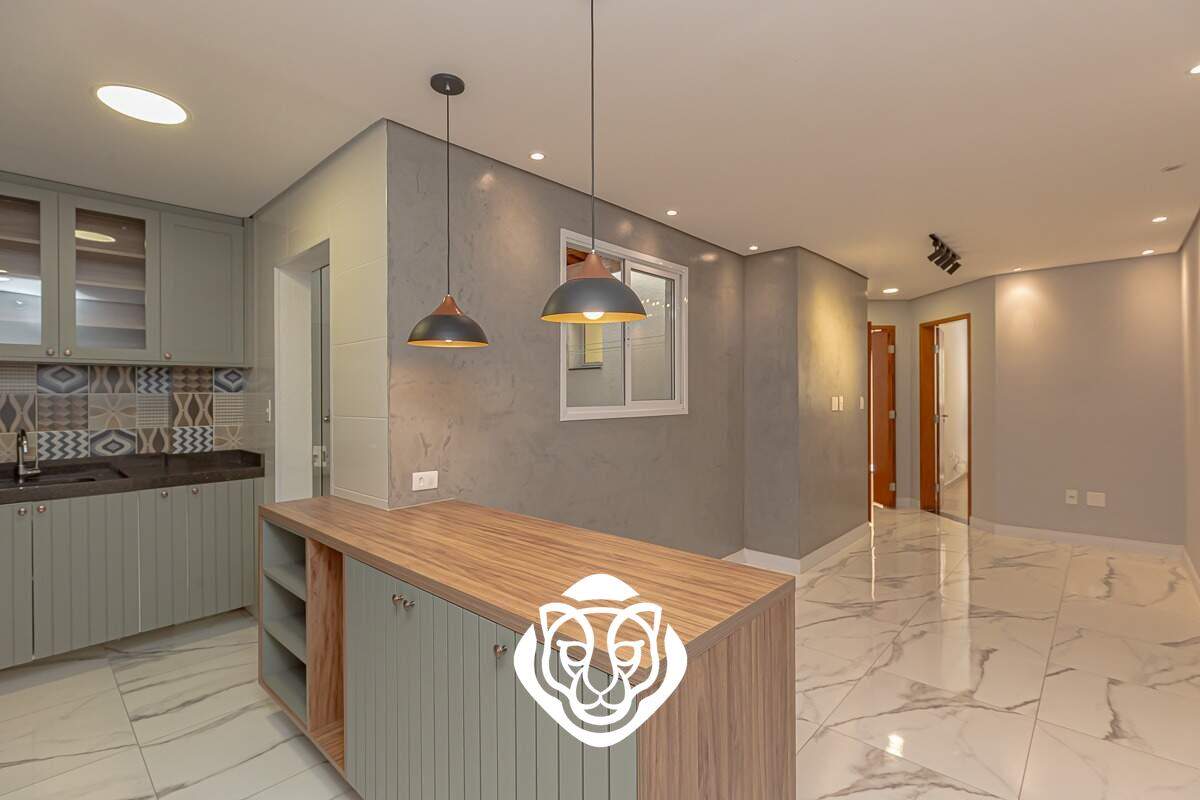 Sala dois ambientes e cozinha