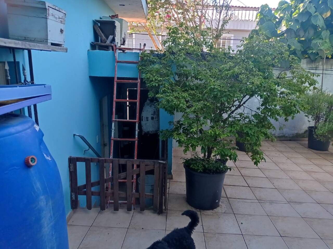 Acesso para o salão comercial