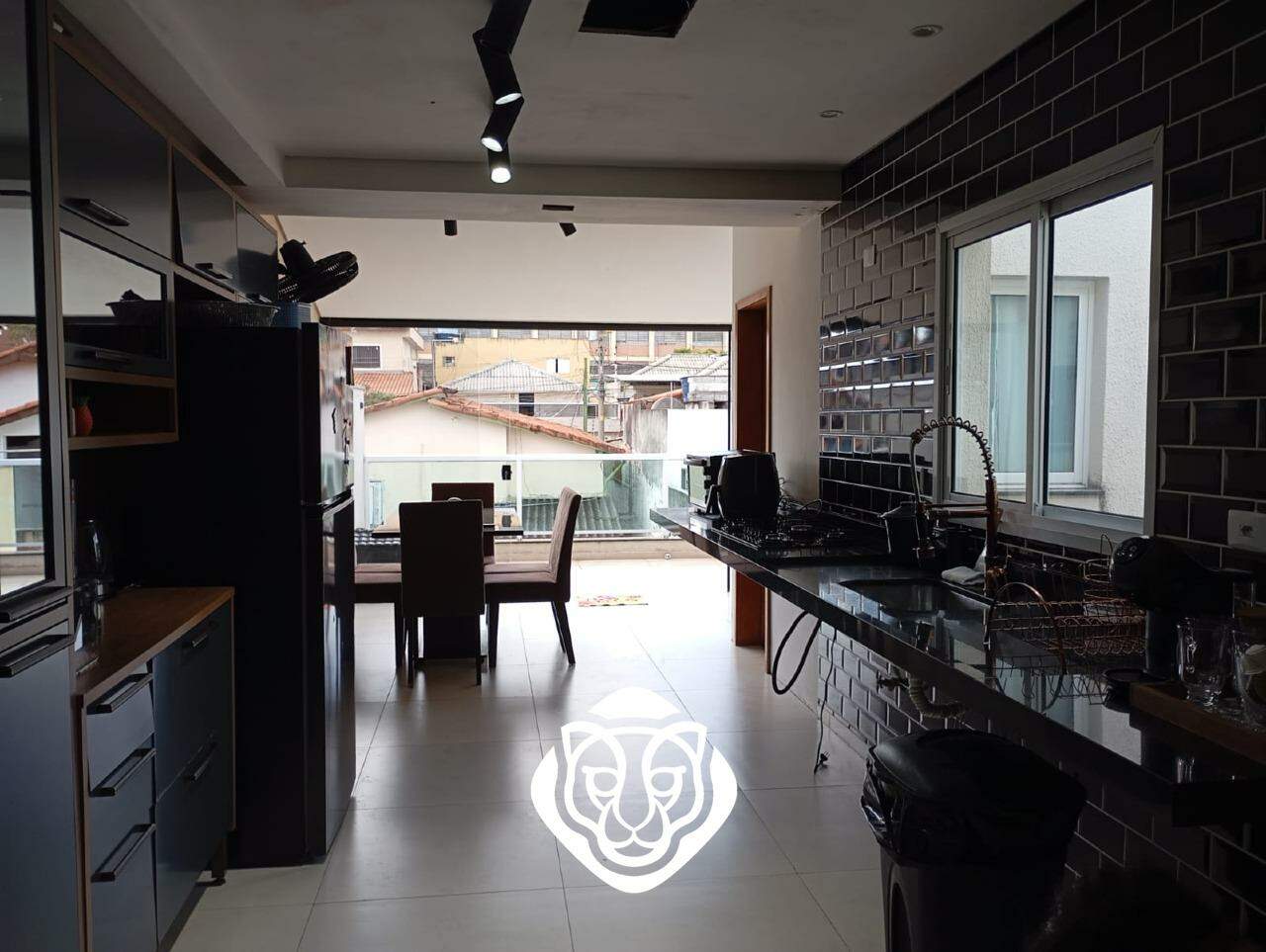 Cozinha na cobertura