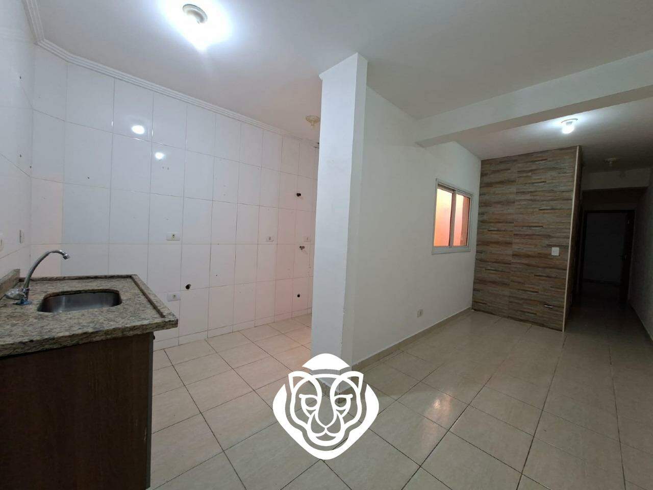 Sala dois ambientes e cozinha