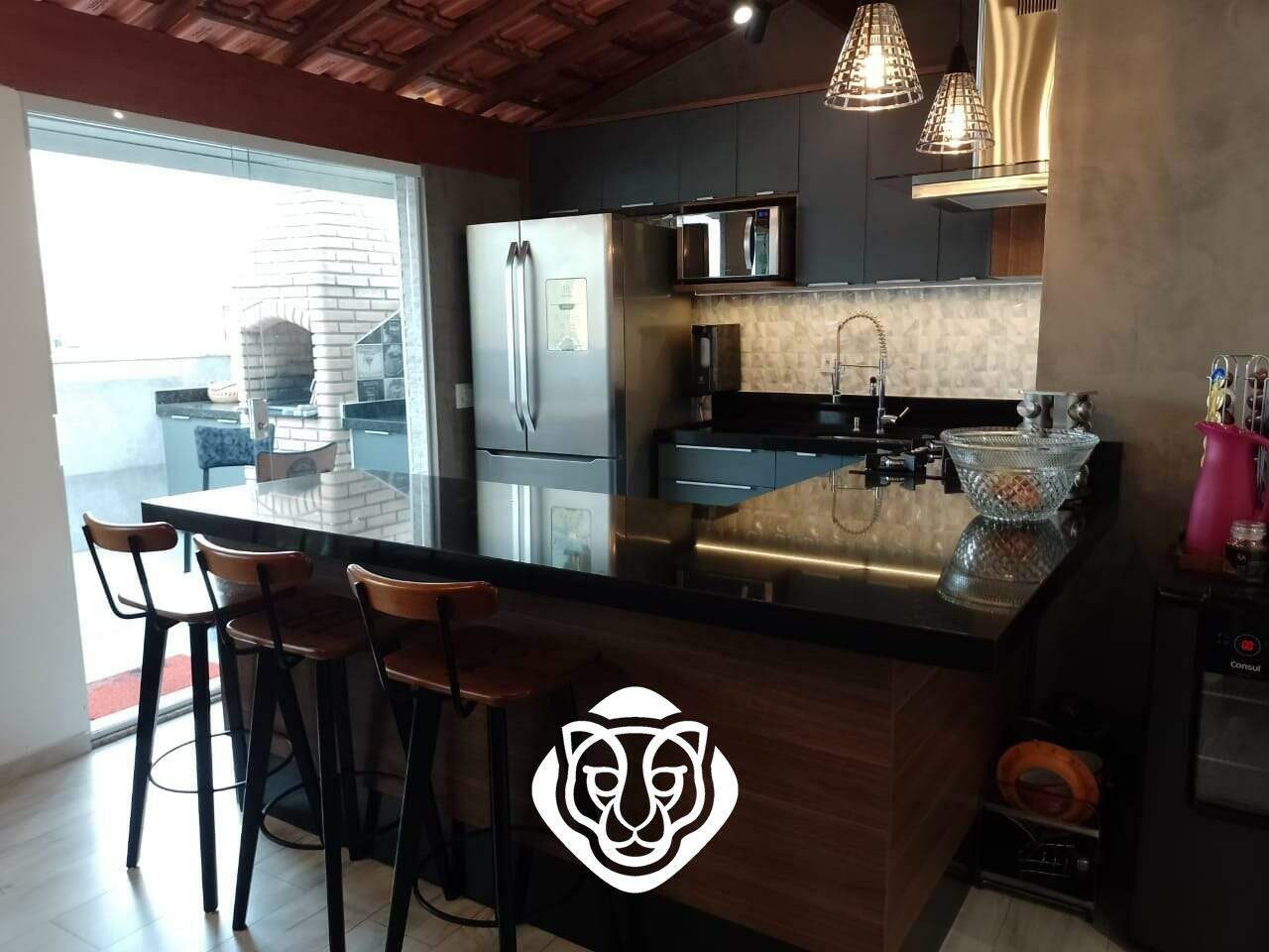 Cozinha na cobertura