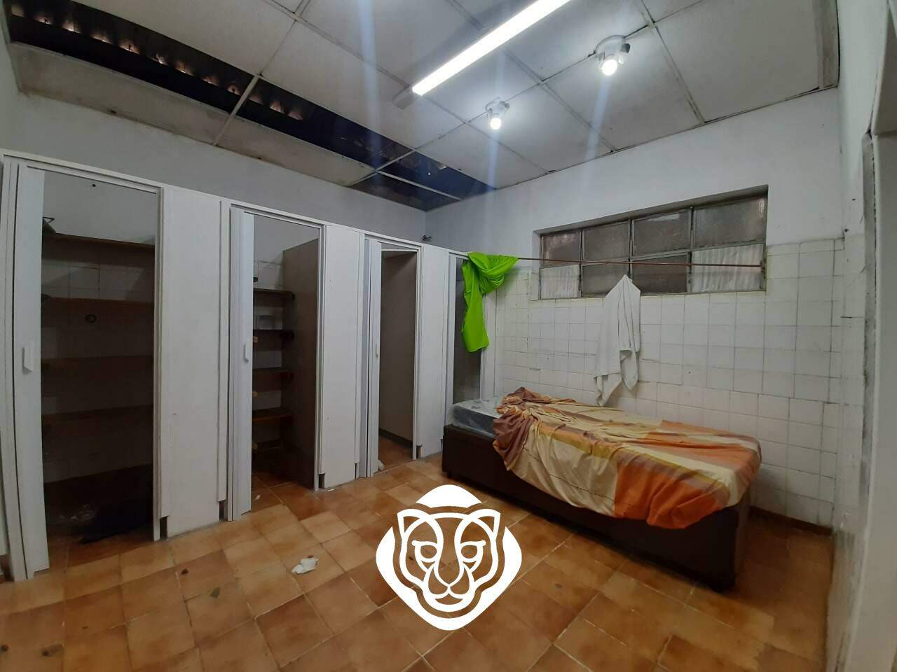 Espaço para vestiário