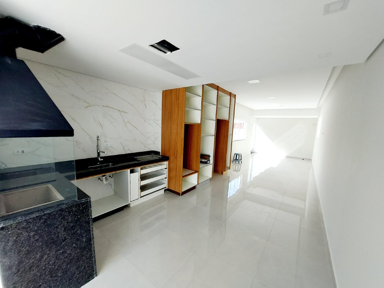 Cobertura com churrasqueira