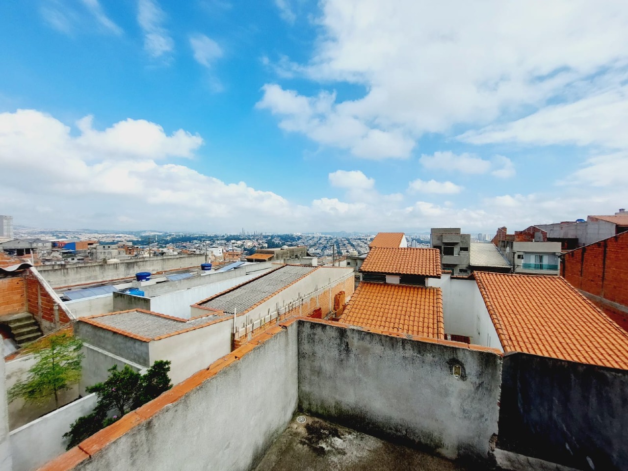 Cobertura vista livre 