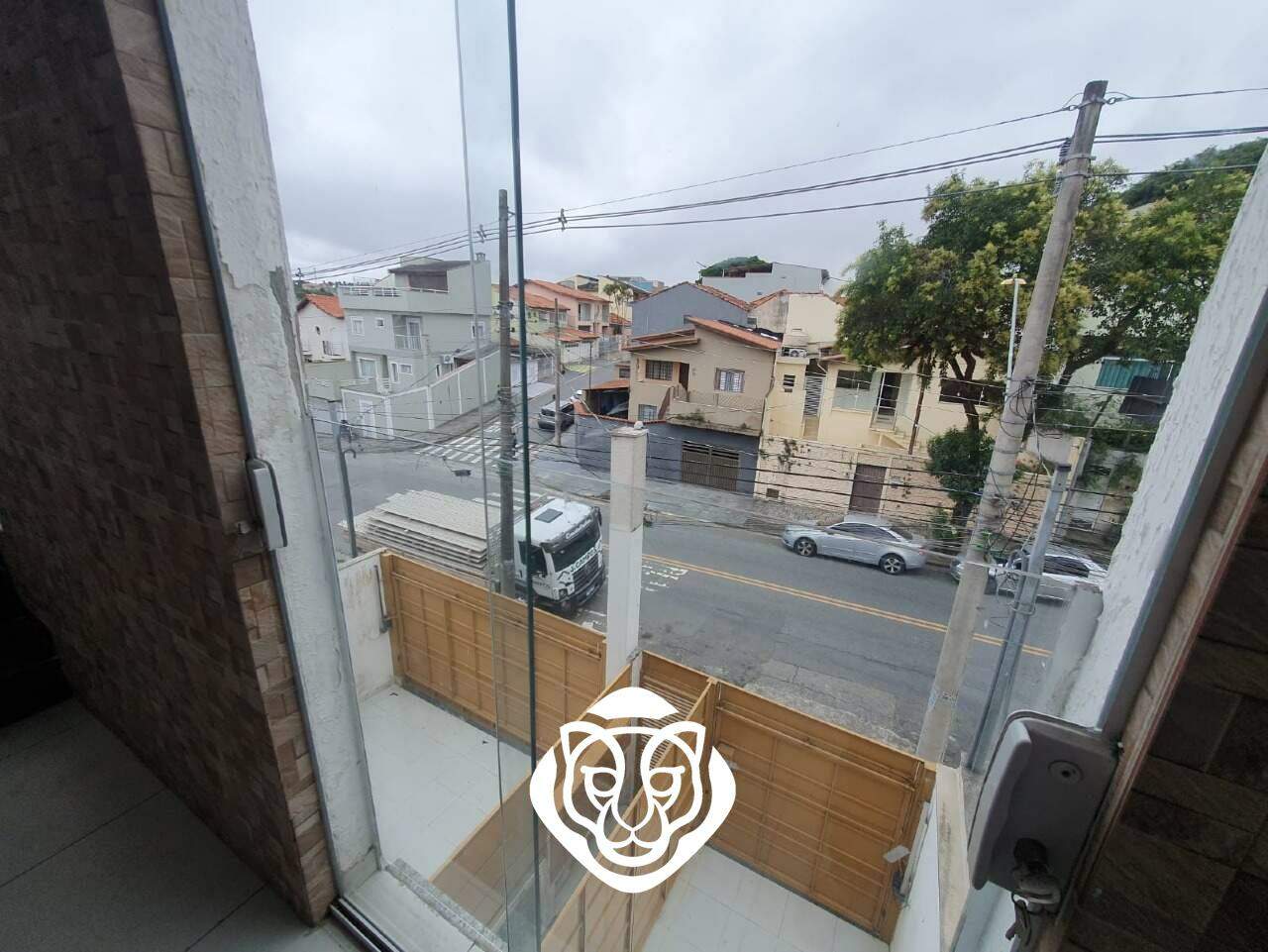 Vista da sala dois ambientes 