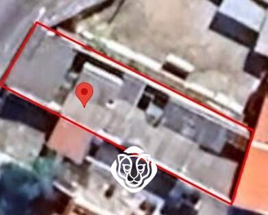 Vista aérea do terreno